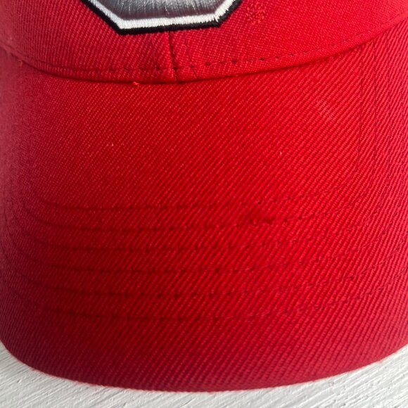 Ohio State Buckeyes Adjustable Hat Red OS Embroidered Big Ten Top Of The World - Picture 7 of 11